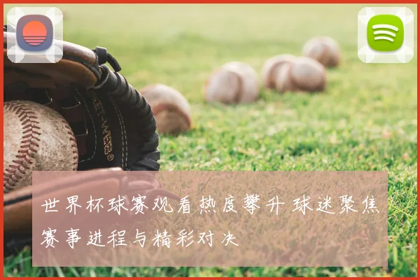 世界杯球赛观看热度攀升 球迷聚焦赛事进程与精彩对决